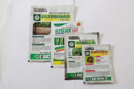 Packaging of plant protection drugs
